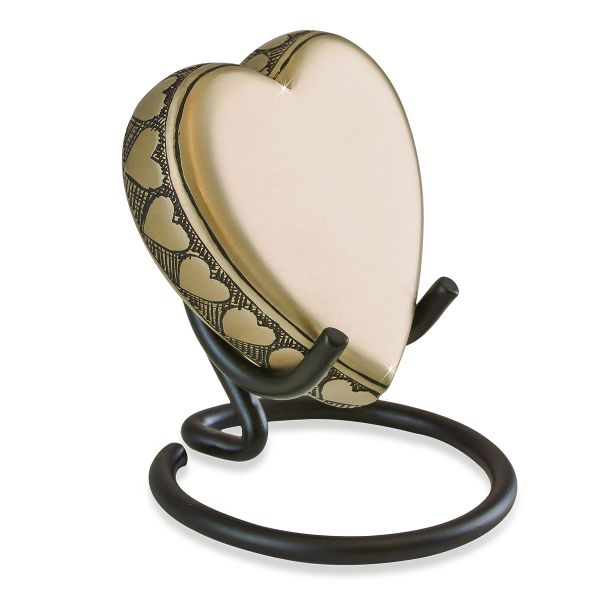 Loving Heart Brass Keepsake