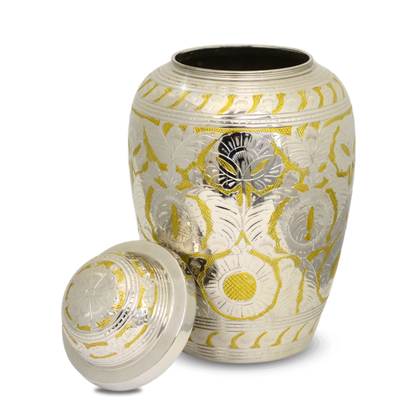 Regal Gold Brass Urn