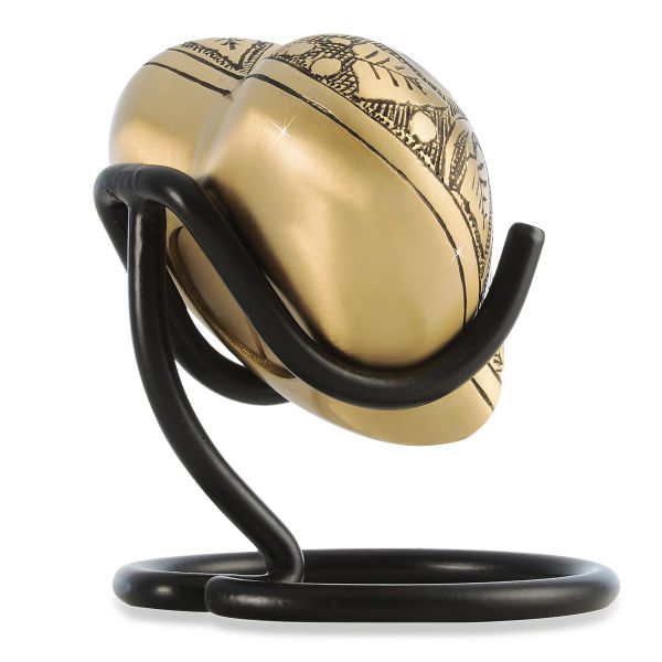 Vine Brass Heart Keepsake